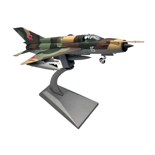 Miniaturmodelle 1:72 Für MiG-21 Mig21 Fishbed Jet Kampfflugzeug Flugzeug Diecast Metall Modell Geschenk für Luftfahrtbegeisterte von TQMEAD