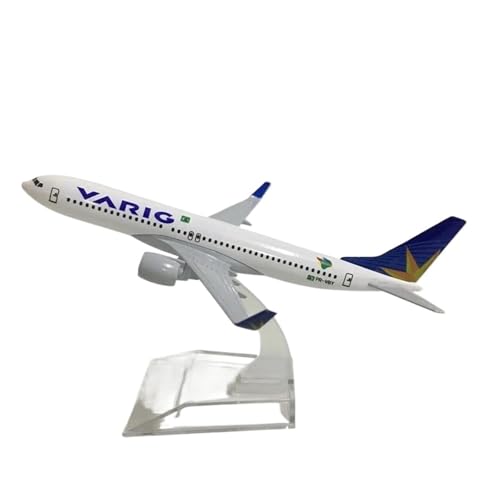 Miniaturmodelle 16cm Flugzeugmodell Für Boeing 777 Brasilien Flugzeugmodell Luftfahrtliebhaber Geschenk 1 400 Flugzeugspielzeug(Brazil VARIG B737) von TQMEAD