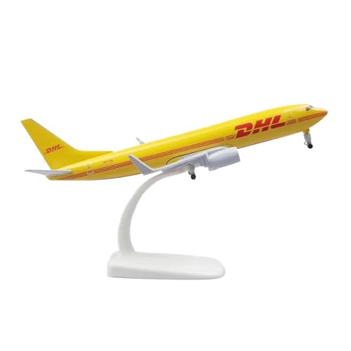 Miniaturmodelle 20 cm Flugzeugmodell Für DHL B737 Aviation Metal 1 400 Flugzeug Mit Ständer Für Sammeln Oder Verschenken von TQMEAD