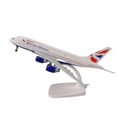 Miniaturmodelle 20 cm Für A380 Diecast Flugzeug Modell Flugzeug Modellflugzeug Mit Fahrwerk Und Rädern Geschenk für Luftfahrtbegeisterte von TQMEAD