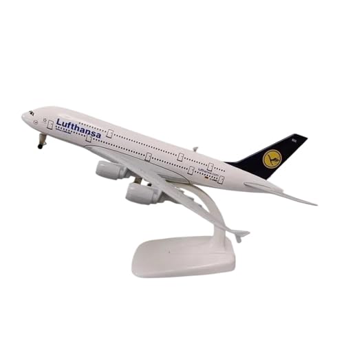 Miniaturmodelle 20 cm Für A380-Druckgussflugzeugmodell Mit Fahrwerk Und Rädern, Tischdisplays Geschenk für Luftfahrtbegeisterte von TQMEAD