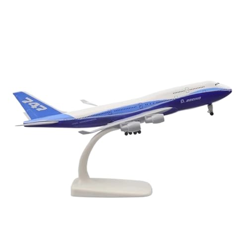 Miniaturmodelle 20 cm Großes Flugzeugmodell Aus Metall Für Die B747 Aviation Maßstab 1 400 Modellsammlung Weihnachtsgeburtstagsgeschenk von TQMEAD
