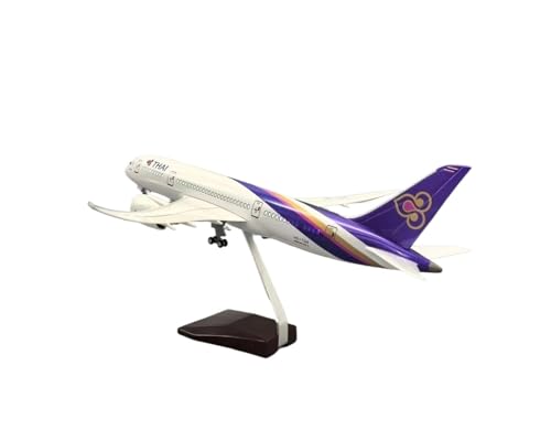 Miniaturmodelle 47 cm Für B787 Harz Druckguss Flugzeug Modell LED Beleuchtete Display Sammlung Geschenk für Luftfahrtbegeisterte(with Light) von TQMEAD