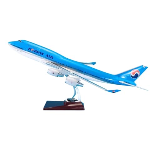 Miniaturmodelle 47 cm Für Boeing B747-400 Korean Air, Metalldruckguss, Miniaturmodell, Maßstab 1 150 von TQMEAD