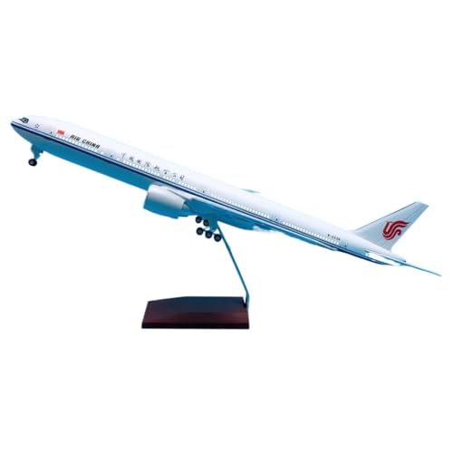Miniaturmodelle 47 cm Großes Flugzeug Mit Rädern Und LED-Leuchten Für Boeing B777-300 Air China Flugzeugmodell 1:158 von TQMEAD