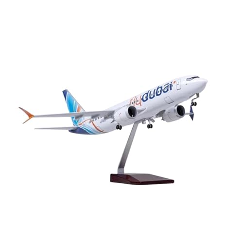 Miniaturmodelle 47CM Für B737 Harz Flugzeug Modell Mit Licht Und Rad Für Sammlungen Geschenk für Luftfahrtbegeisterte(with Light) von TQMEAD