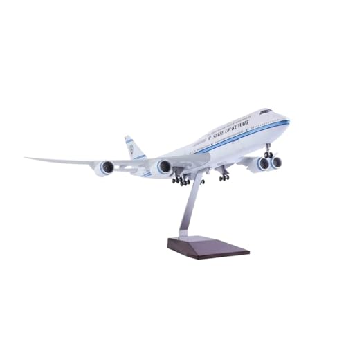 Miniaturmodelle 47CM Für B747 Druckgussflugzeuge Statische Simulation Modellflugzeug Multifunktionale Dekorationen Geschenk für Luftfahrtbegeisterte(with Light) von TQMEAD