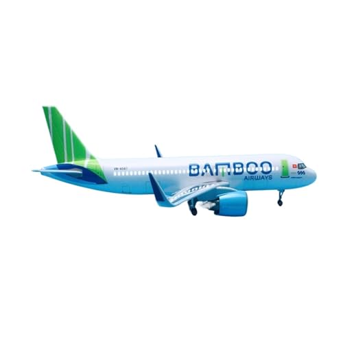Miniaturmodelle Für Airbus A320 Bamboo Aviation Flugzeugmodell, 47 cm Großes Flugzeug Mit Rädern Und LED-Leuchten, 1 80 von TQMEAD