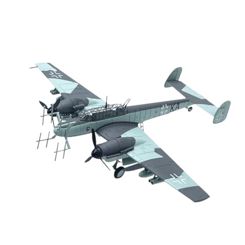 Miniaturmodelle Maßstab 1:100 Für Bf110G-4 Kampfflugzeugmodell, Halblegiertes Fertigprodukt, Modellsammlungsanzeige Geschenk für Luftfahrtbegeisterte von TQMEAD
