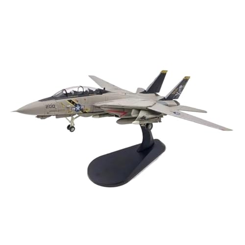 Miniaturmodelle Maßstab 1:100 Für F-14 F14 F-14B Tomcat Kampfflugzeug Metall Militärmodell Display Sammlerstück Geschenk für Luftfahrtbegeisterte von TQMEAD