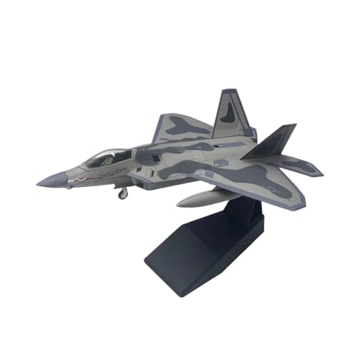Miniaturmodelle Maßstab 1:100 Für F22 Fighter Diecast Metal Flugzeug Fertiges Statisches Modell Zur Sammlung Geschenk für Luftfahrtbegeisterte von TQMEAD