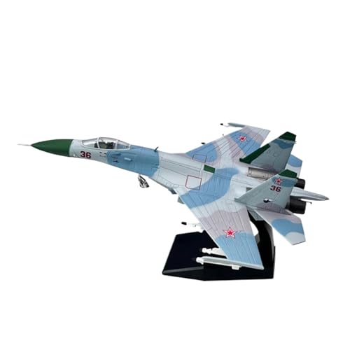 Miniaturmodelle Maßstab 1:100 Für Su27 Kampfjet-Flugzeug, Metall-Militärflugzeugmodell Zur Sammlung Geschenk für Luftfahrtbegeisterte von TQMEAD