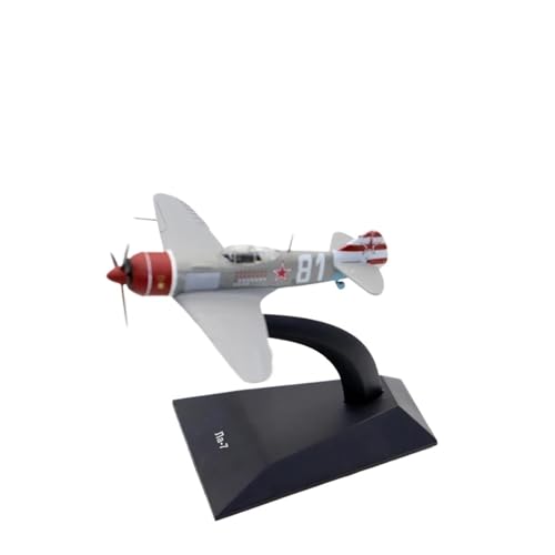 Miniaturmodelle Maßstab 1:100 Für UDSSR LA-7 Fighter Druckguss + Kunststofflegierung Simulationsmodell Flugzeug Desktop-Dekoration Geschenk für Luftfahrtbegeisterte von TQMEAD