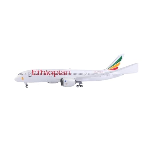 Miniaturmodelle Maßstab 1:130 Für B787-Flugzeugmodell Aus Druckgussharz Mit Beleuchtung Und Rädern, Schreibtischdekoration Geschenk für Luftfahrtbegeisterte(with Light) von TQMEAD