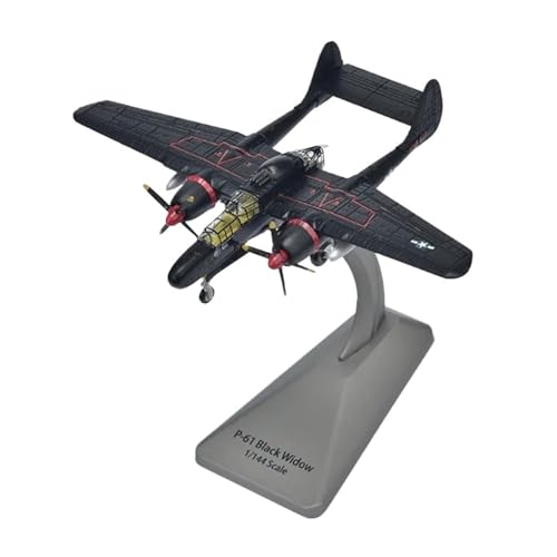 Miniaturmodelle Maßstab 1:144 Für P61-Legierungsflugzeug Black Widow Night Fighter Dekorative Souvenirs Geschenk für Luftfahrtbegeisterte von TQMEAD