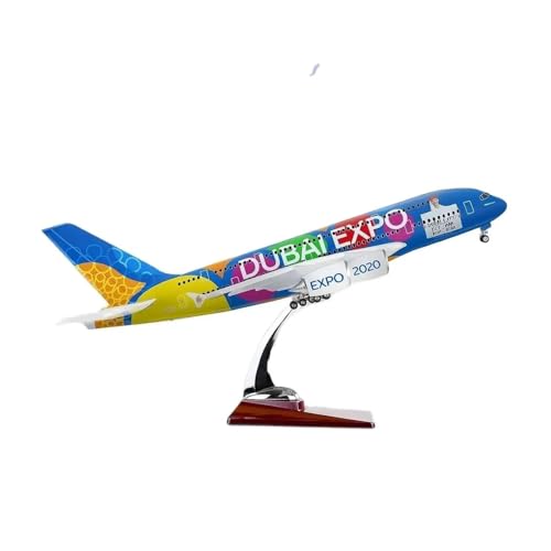 Miniaturmodelle Maßstab 1:150 Für A380-Flugzeugmodell Aus Harzdruckguss Mit LED-Licht Zur Sammlung Geschenk für Luftfahrtbegeisterte(No Light) von TQMEAD