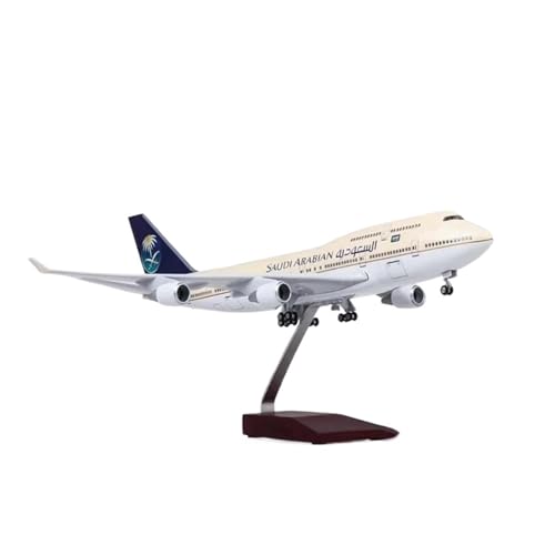 Miniaturmodelle Maßstab 1:150 Für B747-400 Flugzeugmodell Mit Leichten Rädern, Fahrwerken, Druckguss Geschenk für Luftfahrtbegeisterte(with Light) von TQMEAD