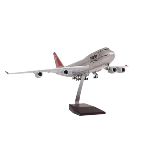 Miniaturmodelle Maßstab 1:150 Für B747-Flugzeugmodell Aus Druckgussharz Mit Leichten Rädern Zur Sammlung Geschenk für Luftfahrtbegeisterte(No Light) von TQMEAD