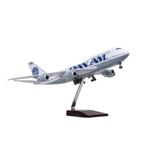 Miniaturmodelle Maßstab 1:150 Für B747-Harzflugzeugmodell Mit Leichten Rädern, Fahrwerken Zur Sammlung Geschenk für Luftfahrtbegeisterte(with Light) von TQMEAD