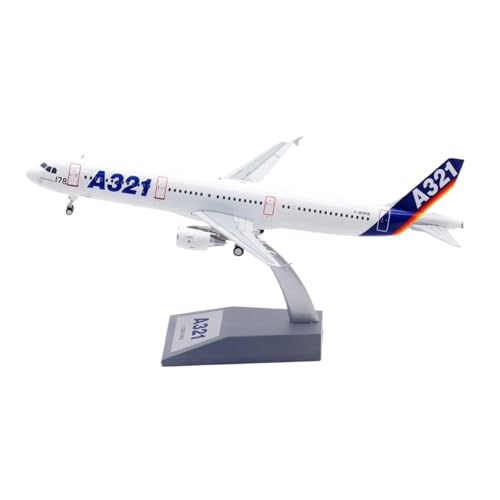 Miniaturmodelle Maßstab 1:200 Für A321 „Hausfarbe“ Flugzeugmodell Aus Druckgusslegierung F-WWIB Mit Stand-Memorabilia Geschenk für Luftfahrtbegeisterte von TQMEAD