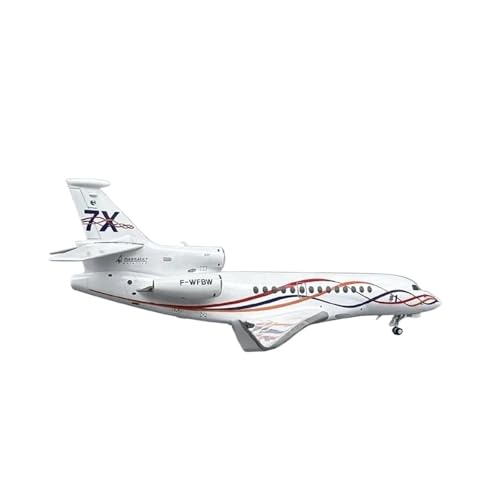 Miniaturmodelle Maßstab 1:200 Für Falcon 7X F-WFBW Geschäftsflugzeugmodell, Flugzeugmodelle Aus Legierung Für Sammeln Geschenk für Luftfahrtbegeisterte von TQMEAD
