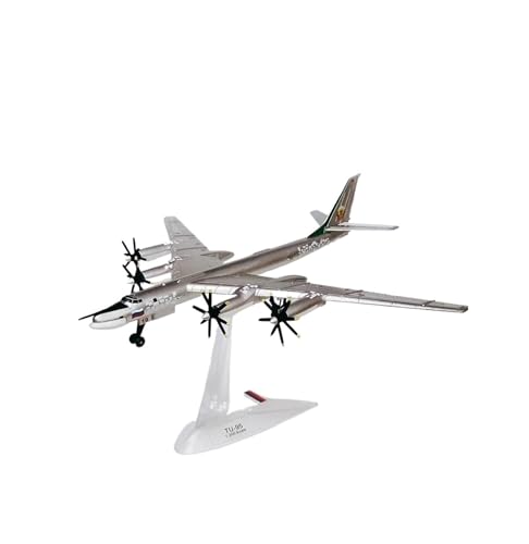 Miniaturmodelle Maßstab 1:200 Für TU-95 Flugzeugmodell, Replika-Flugzeugmodell Aus Druckgusslegierung Geschenk für Luftfahrtbegeisterte von TQMEAD