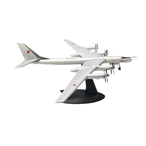 Miniaturmodelle Maßstab 1:200 Für TU95 Bear Type Strategic Bomber Diecast Metal Flugzeug Flugzeugsammlung Geschenk für Luftfahrtbegeisterte von TQMEAD
