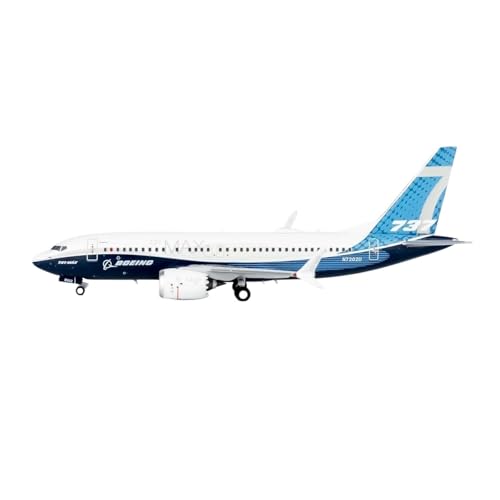 Miniaturmodelle Maßstab 1:400 Für B737 MAX 7 "Hausfarbe Flugzeugmodell Aus Legierungsdruckguss N7202U Für Sammeln Geschenk für Luftfahrtbegeisterte von TQMEAD