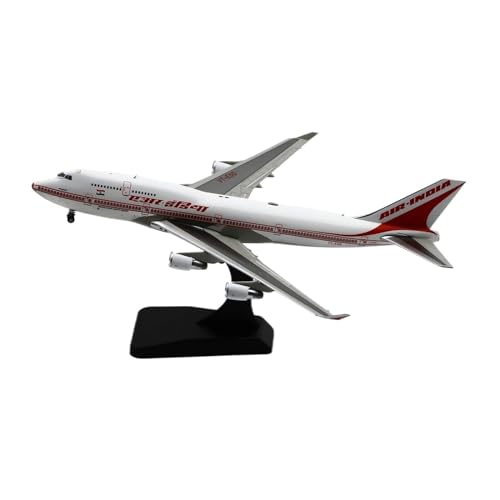 Miniaturmodelle Maßstab 1:400 Für B747-400 VT-ESO Legierung Druckguss Flugzeug Modell Dekoration Mit Ständer Geschenk für Luftfahrtbegeisterte von TQMEAD