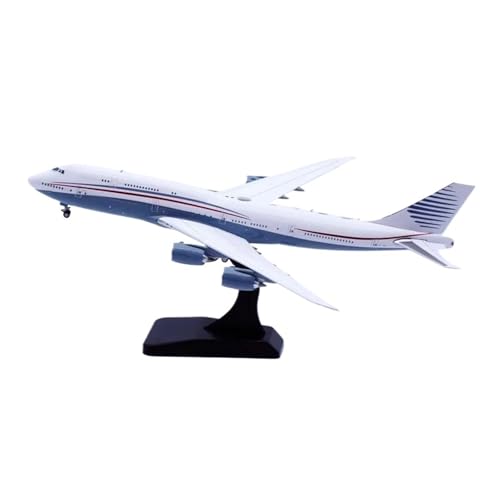 Miniaturmodelle Maßstab 1:400 Für B747-8 (BBJ) A7-HBJ Flugzeugmodell Aus Legierung Mit Ständer, Miniatur-Ornamente Geschenk für Luftfahrtbegeisterte von TQMEAD