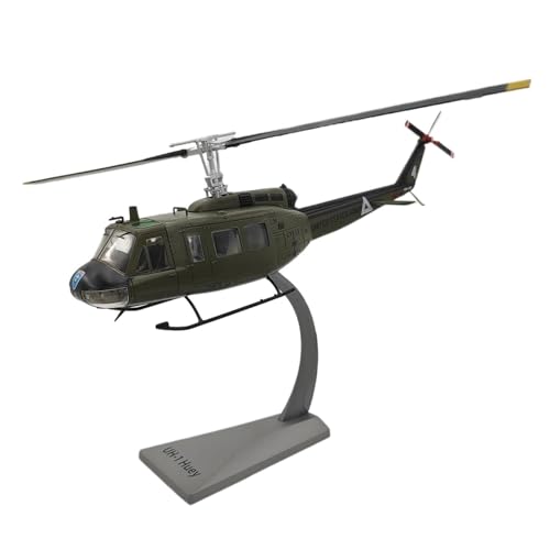 Miniaturmodelle Maßstab 1:48 Für UH-1H Army Huey Helikopter, Fertiges Militärflugzeugmodell Aus Legierung Geschenk für Luftfahrtbegeisterte von TQMEAD