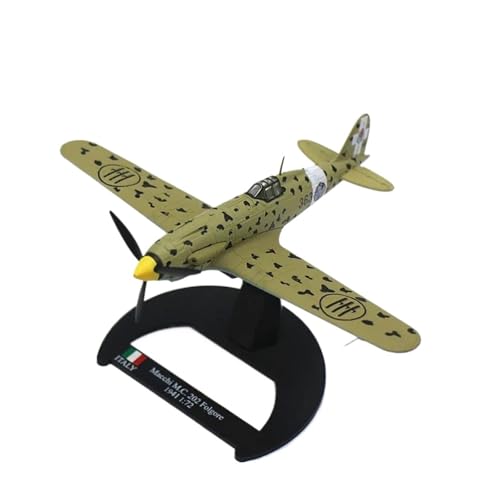 Miniaturmodelle Maßstab 1:72 Für Macchi MC 202 Folgore Druckgusslegierung Simulationsmodell Flugzeug Desktop-Dekoration Geschenk für Luftfahrtbegeisterte von TQMEAD