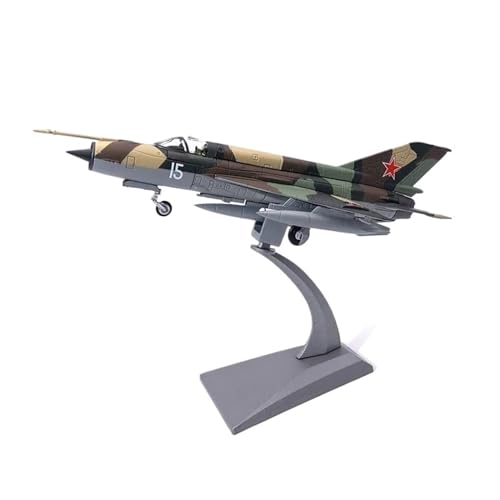 Miniaturmodelle Maßstab 1:72 Für MiG-21 Druckgusslegierung Kampfflugzeug Modell Militärische Raketenbombe Für Sammlungen Geschenk für Luftfahrtbegeisterte von TQMEAD