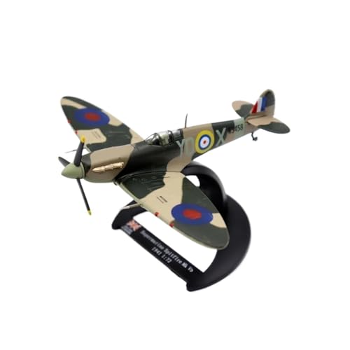 Miniaturmodelle Maßstab 1:72 Für Supermarine Spitfire Mk Vb-Legierung, Simulationsmodellflugzeug, Desktop-Dekoration Geschenk für Luftfahrtbegeisterte von TQMEAD