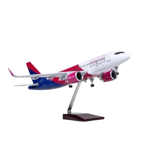 Miniaturmodelle Maßstab 1:80 Für A320NEO-Harzflugzeugmodell Mit Leichten Rädern, Fahrwerken, Druckguss Geschenk für Luftfahrtbegeisterte(No Light) von TQMEAD