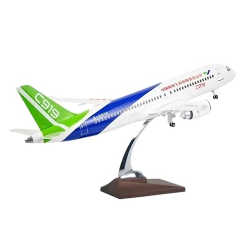 Miniaturmodelle Maßstab 1:82 Für C919-Flugzeugmodell Aus Harzdruckguss Mit LED-Licht Zur Sammlung Geschenk für Luftfahrtbegeisterte(with Light) von TQMEAD