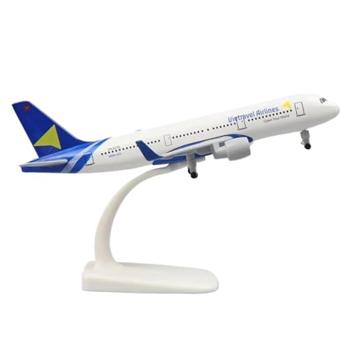 Miniaturmodelle Metallflugzeugmodell Im Maßstab 1 400 Für Die Simulationsanzeige des A321-Luftfahrtflugzeugmodellbausatzes von TQMEAD