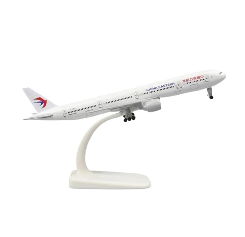 Miniaturmodelle Modell Im Maßstab 1 400 Für China Eastern Airlines B777 Flugzeugmodell Druckgussmetall Mit Ständer Modellflugzeug 20 cm von TQMEAD