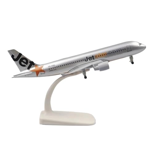 Miniaturmodelle Modell Im Maßstab 1 400 Für Jetstar A320 Luftfahrtflugzeugmodell Für Ausstellungssammlung Und Geschenk 20 cm von TQMEAD