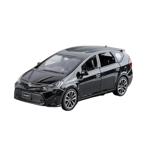 Modellauto Im Maßstab 1 32 Für Prius, Modellauto Aus Legierung, Druckguss-Set, Geschenk Druckguss Fahrzeuge Modell(Schwarz) von TQMEAD