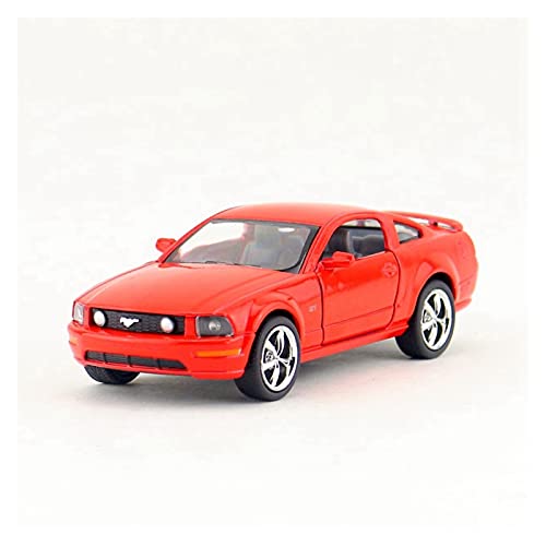 Modellauto Legierung Auto Simulation Metall 1 36 Auto Statisches Spielzeugauto Für Ford Mustang GT 2006 Druckguss Fahrzeuge Modell(Rot) von TQMEAD