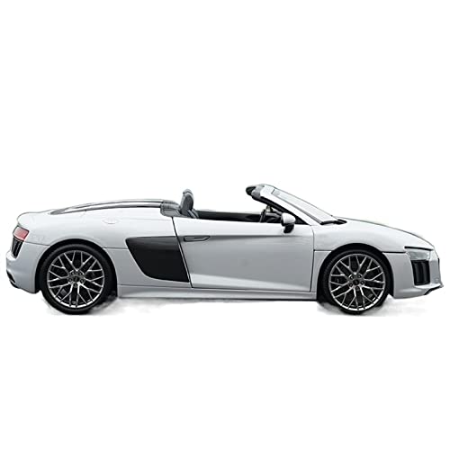 Passend Für Audi R8 V10 Plus Spyder Roadster Alloy Die Casting Car Model 1 18 Druckguss Fahrzeuge Modell(B) von TQMEAD