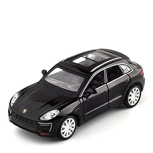 Simulation Für Macan SUV 1 32 Diecast Automodell Fahrzeug Für Kinder Jungen Und Mädchen Druckguss Fahrzeuge Modell(Schwarz) von TQMEAD