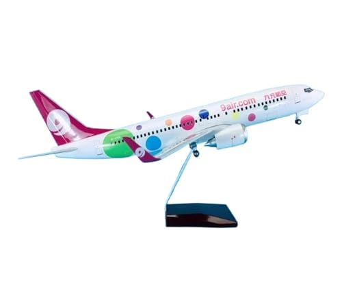 1:85 Für B737-800 ABS Druckguss Flugzeug Modell Mit Rädern & Led Licht Souvenir von TQMEAD
