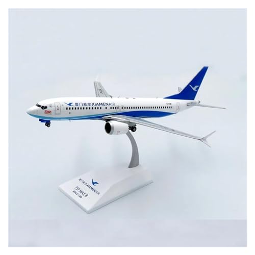 TQMEAD Flugzeug kleine Repliken 1 200 Für Xiamen Airlines B737 Max8 Luftfahrtmodell Mit Einfachen Flugzeug-Sammelsouvenirs Aus Legierung Fertigmodelle von TQMEAD