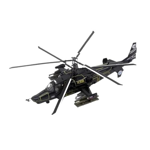 TQMEAD Flugzeug kleine Repliken 1:72 Für Die Russische Luftwaffe KA-50 Black Shark Bewaffneter KA50 Hubschrauber Fertige Flugzeugmodelldekoration Fertigmodelle von TQMEAD