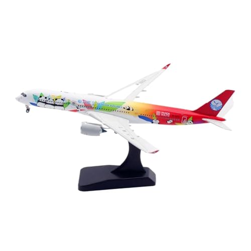 TQMEAD Miniaturmodelle 1:400 Für A350-900 B-32G2 Legierung Diecast Flugzeug Modell Miniatur Dekorationen Mit Traktor Geschenk für Luftfahrtbegeisterte von TQMEAD