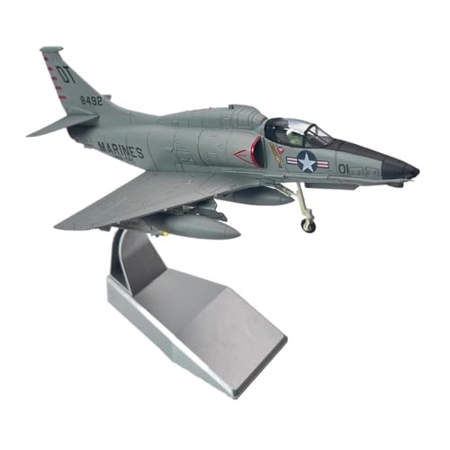 TQMEAD Miniaturmodelle 1:72 Für A-4 Marine Corps Skyhawk Angriff Kämpfer Diecast Flugzeug Modell Souvenirs Geschenk für Luftfahrtbegeisterte von TQMEAD