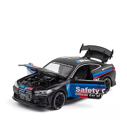 for BMW M4 1 32 Modell Force Control Simulation Legierung Mit Sound Und Licht Spielzeuggeschenksammlung Druckguss Fahrzeuge Modell(Schwarz) von TQMEAD