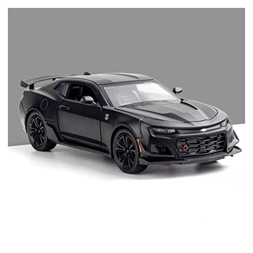 for Chevrolet Camaro 1 24 Simulation Sportwagenmodell Sound Und Licht Kraftkontrolle Spielzeugsammlung Druckguss Fahrzeuge Modell(Schwarz) von TQMEAD